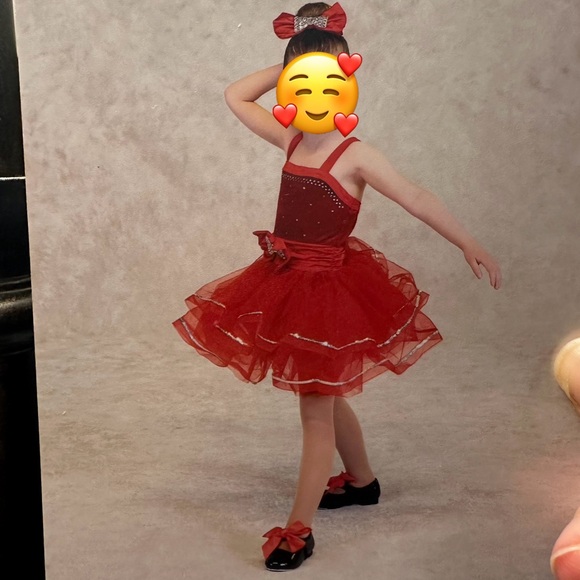 Weissman Showtime “Happy - Red” Dance Costume (SIZE SC) - Picture 4 of 4
